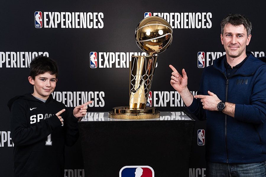 Photo avec le trophée
